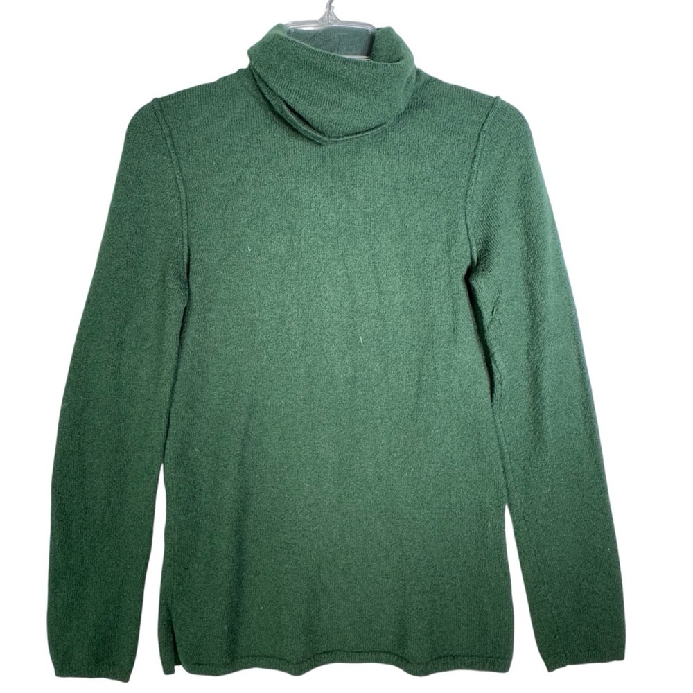 Vintage 90s GAP Womens Roll Neck Tunic Sweater Women’s Medium Dark Green